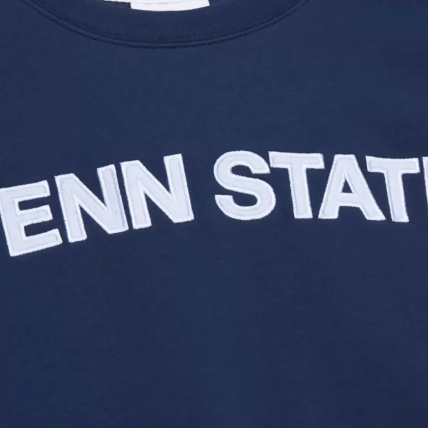 Mitchell & Ness Hoodies & Sweatshirts-There And Back Fleece Crew Current Logo Penn State University