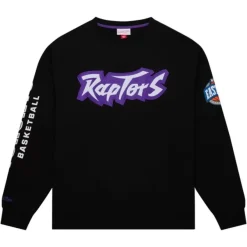Mitchell & Ness Hoodies & Sweatshirts-There And Back Fleece Crew Toronto Raptors