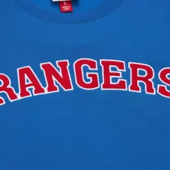 Mitchell & Ness Hoodies & Sweatshirts-There And Back Fleece Crew Current Logo New York Rangers