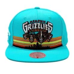 Mitchell & Ness Snapback-Three 6 Mafia X Br Nba Remix Snapback Vancouver Grizzlies