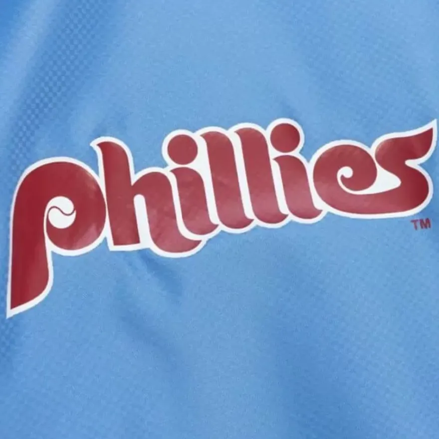 Mitchell & Ness Jackets & Outerwear-Throw It Back Full Zip Windbreaker Philadelphia Phillies