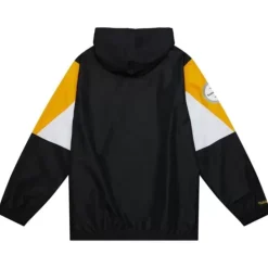 Mitchell & Ness Jackets & Outerwear-Throw It Back Full Zip Windbreaker Pittsburgh Steelers