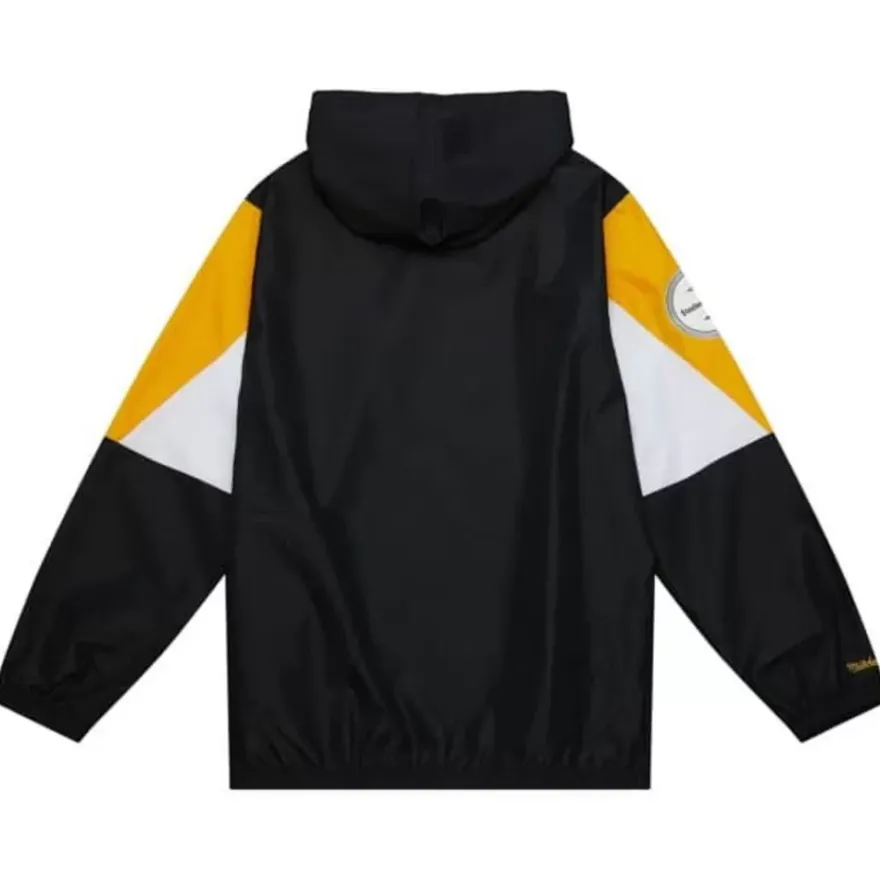 Mitchell & Ness Jackets & Outerwear-Throw It Back Full Zip Windbreaker Pittsburgh Steelers
