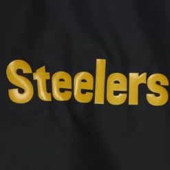 Mitchell & Ness Jackets & Outerwear-Throw It Back Full Zip Windbreaker Pittsburgh Steelers