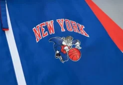 Mitchell & Ness Jackets & Outerwear-Throw It Back Full Zip Windbreaker New York Knicks