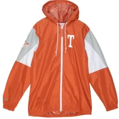 Mitchell & Ness Jackets & Outerwear-Throw It Back Full Zip Windbreaker University Of Texas At Austin