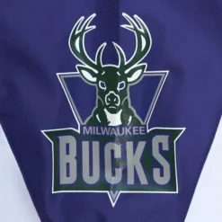 Mitchell & Ness Jackets & Outerwear-Throw It Back Full Zip Windbreaker Milwaukee Bucks