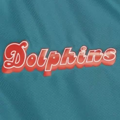 Mitchell & Ness Jackets & Outerwear-Throw It Back Full Zip Windbreaker Miami Dolphins