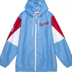 Mitchell & Ness Jackets & Outerwear-Throw It Back Full Zip Windbreaker St. Louis Cardinals