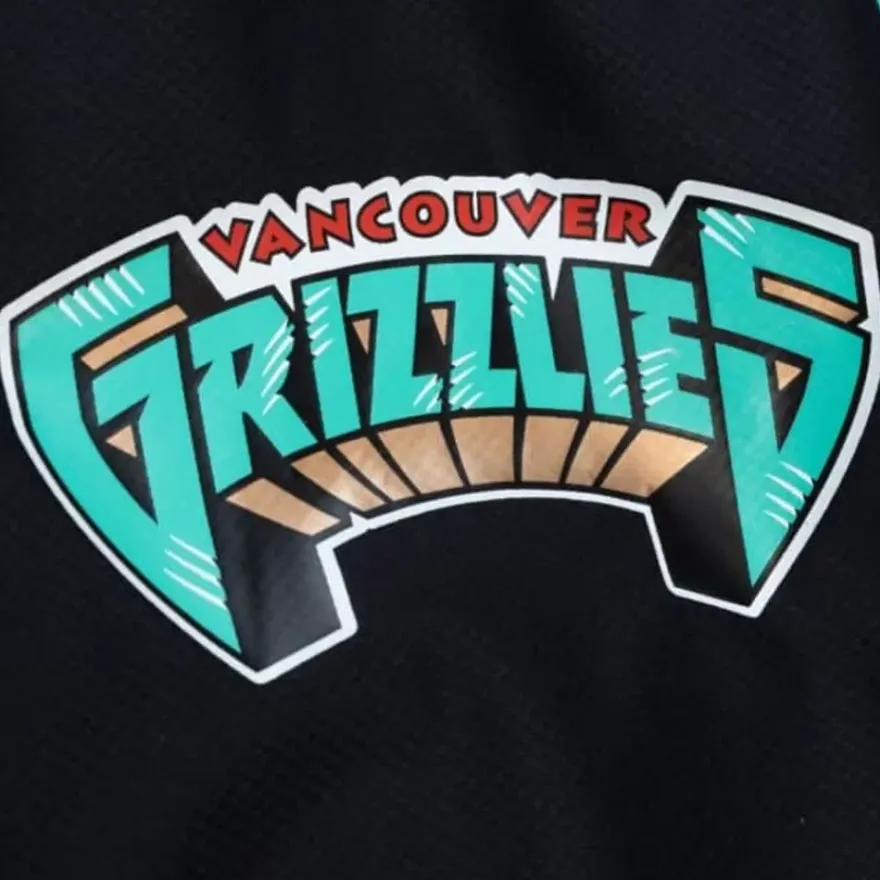 Mitchell & Ness Jackets & Outerwear-Throw It Back Full Zip Windbreaker Vancouver Grizzlies
