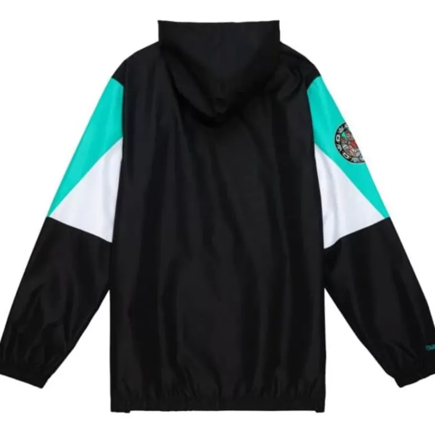 Mitchell & Ness Jackets & Outerwear-Throw It Back Full Zip Windbreaker Vancouver Grizzlies