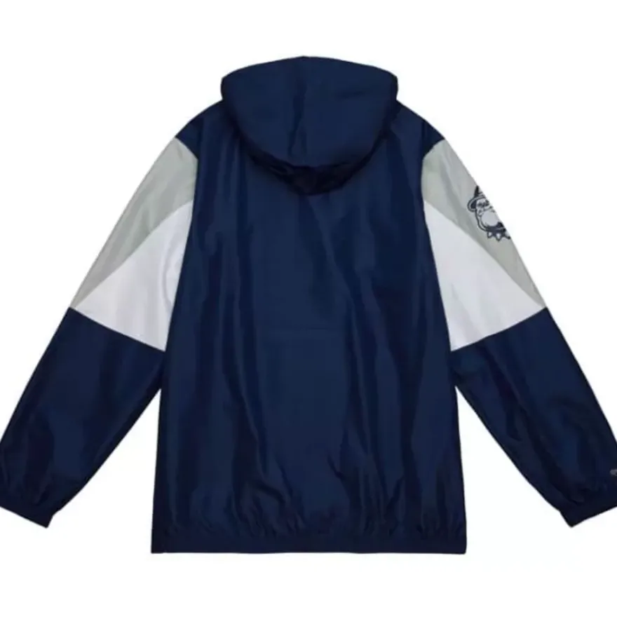 Mitchell & Ness Jackets & Outerwear-Throw It Back Full Zip Windbreaker Georgetown University