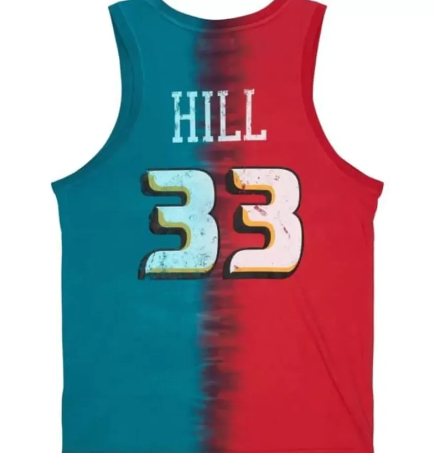 Mitchell & Ness T-Shirts & Tops-Tie Dye Cotton N&N Tank Detroit Pistons Grant Hill