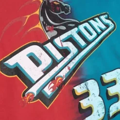 Mitchell & Ness T-Shirts & Tops-Tie Dye Cotton N&N Tank Detroit Pistons Grant Hill