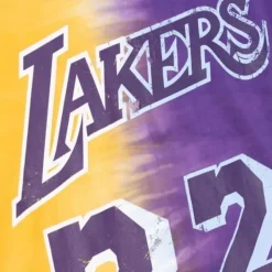 Mitchell & Ness T-Shirts & Tops-Tie Dye Cotton N&N Tank Los Angeles Lakers 1984-85 Magic Johnson