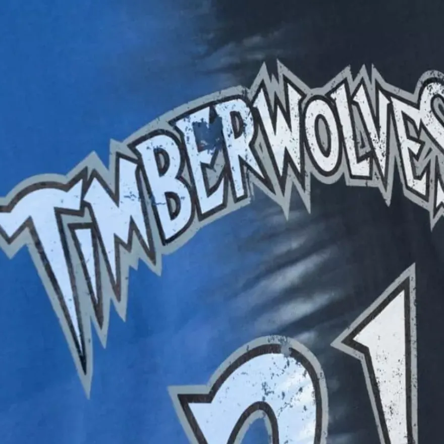 Mitchell & Ness T-Shirts & Tops-Tie Dye Cotton N&N Tank Minnesota Timberwolves Kevin Garnett