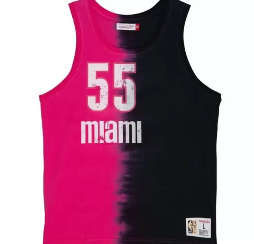 Mitchell & Ness T-Shirts & Tops-Tie Dye Cotton N&N Tank Miami Heat Jason Williams