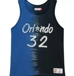 Mitchell & Ness T-Shirts & Tops-Tie Dye Cotton N&N Tank Orlando Magic Shaquille O'Neal