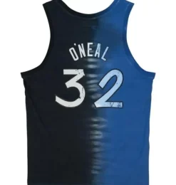 Mitchell & Ness T-Shirts & Tops-Tie Dye Cotton N&N Tank Orlando Magic Shaquille O'Neal