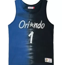 Mitchell & Ness T-Shirts & Tops-Tie Dye Cotton N&N Tank Orlando Magic Penny Hardaway