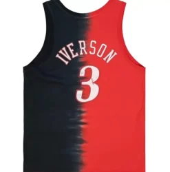 Mitchell & Ness T-Shirts & Tops-Tie Dye Cotton N&N Tank Philadelphia 76Ers Allen Iverson