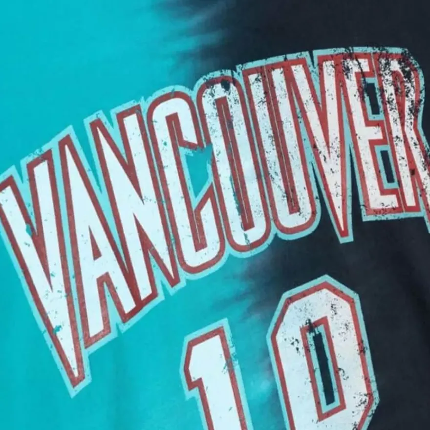 Mitchell & Ness T-Shirts & Tops-Tie Dye Cotton N&N Tank Vancouver Grizzlies Mike Bibby