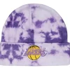 Mitchell & Ness Knit-Tie Dye Knit Beanie Hwc Los Angeles Lakers