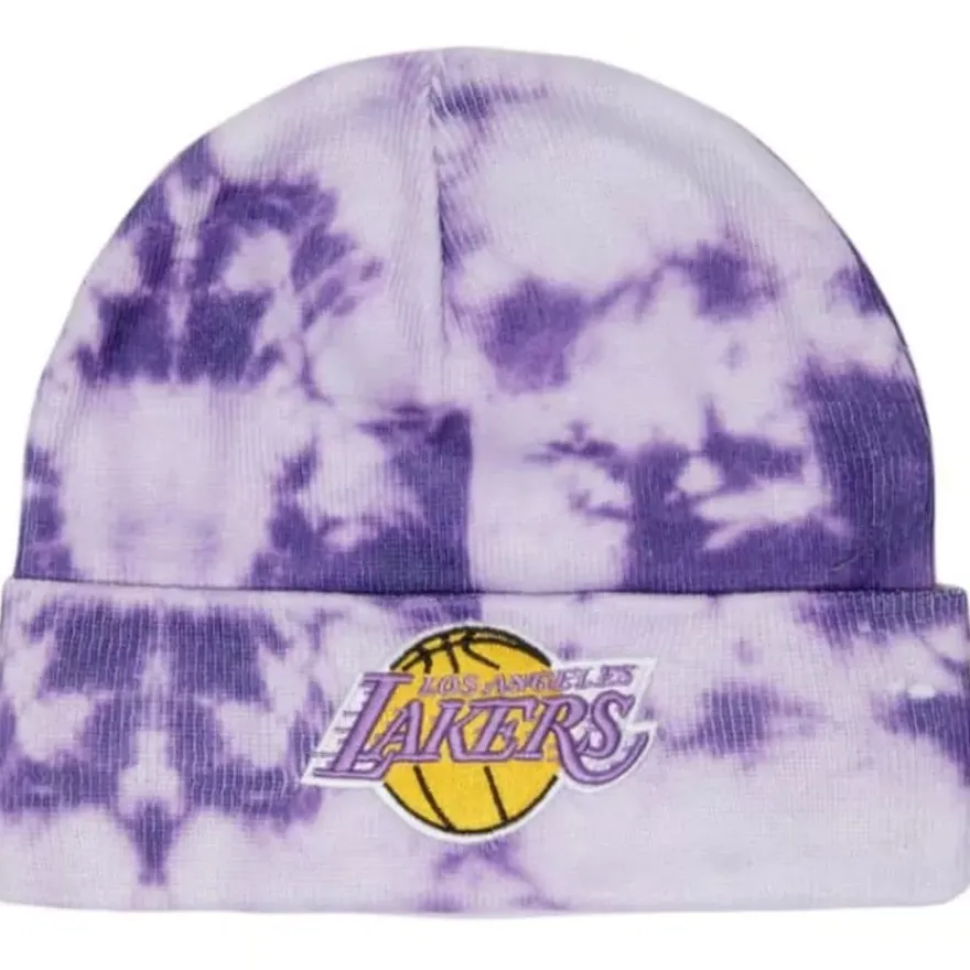 Mitchell & Ness Knit-Tie Dye Knit Beanie Hwc Los Angeles Lakers