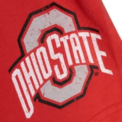 Mitchell & Ness Shorts-Tie Dye Shorts Ohio State