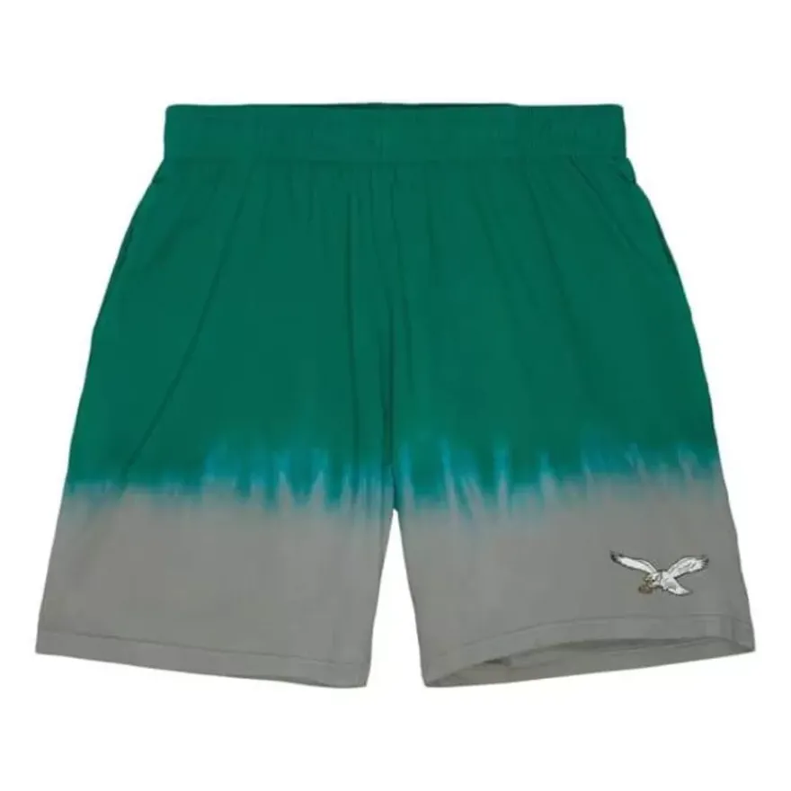 Mitchell & Ness Shorts-Tie Dye Shorts Philadelphia Eagles