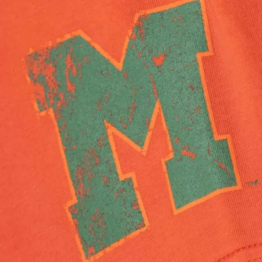 Mitchell & Ness Shorts-Tie Dye Shorts University Of Miami