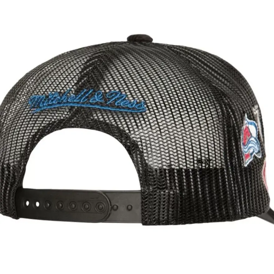 Mitchell & Ness Snapback-Times Up Trucker Colorado Avalanche