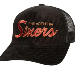 Mitchell & Ness Snapback-Times Up Trucker Hwc Philadelphia 76Ers