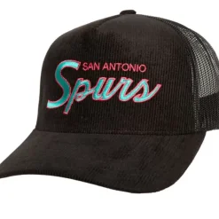 Mitchell & Ness Snapback-Times Up Trucker Hwc San Antonio Spurs