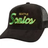Mitchell & Ness Snapback-Times Up Trucker Hwc Seattle Supersonics