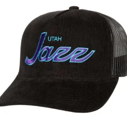 Mitchell & Ness Snapback-Times Up Trucker Hwc Utah Jazz