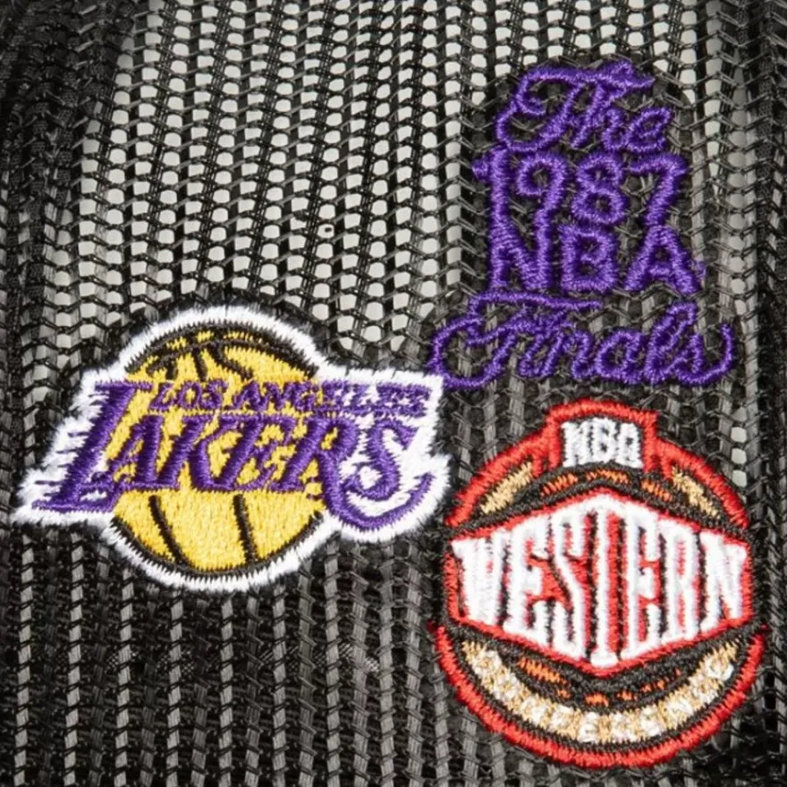 Mitchell & Ness Snapback-Times Up Trucker Los Angeles Lakers