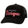 Mitchell & Ness Snapback-Times Up Trucker Ohio State