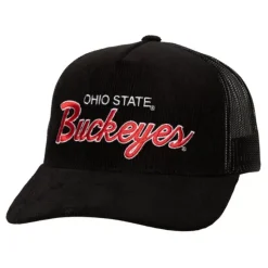 Mitchell & Ness Snapback-Times Up Trucker Ohio State
