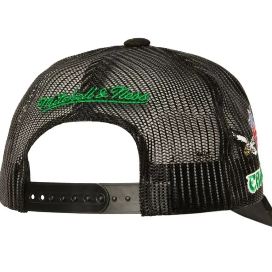Mitchell & Ness Snapback-Times Up Trucker Philadelphia Eagles