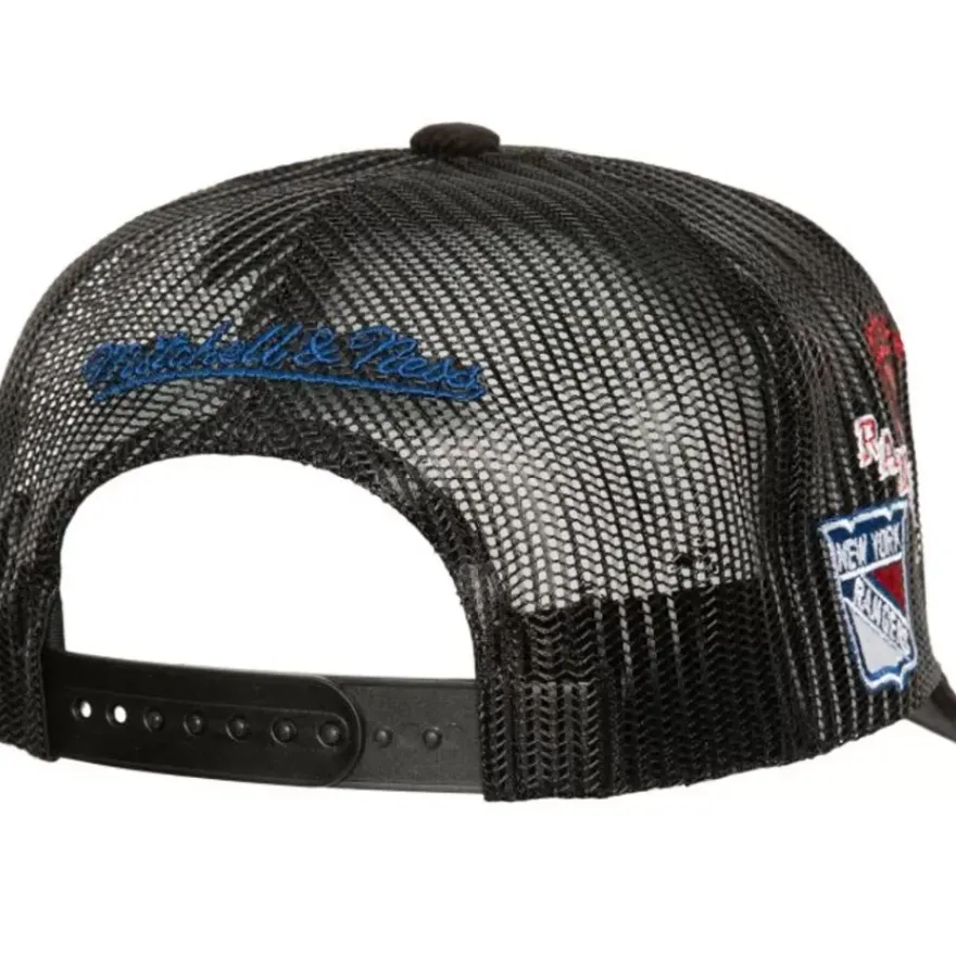 Mitchell & Ness Snapback-Times Up Trucker Vntg New York Rangers