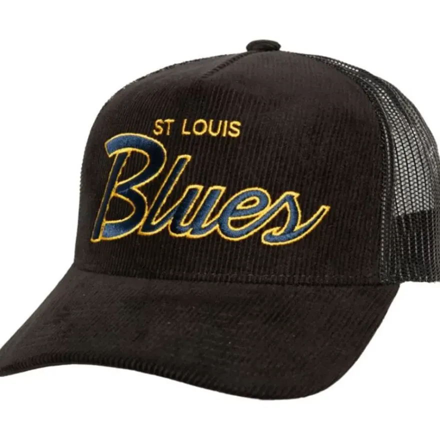 Mitchell & Ness Snapback-Times Up Trucker Vntg St. Louis Blues