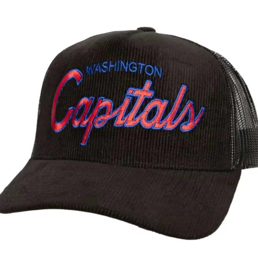 Mitchell & Ness Snapback-Times Up Trucker Vntg Washington Capitals