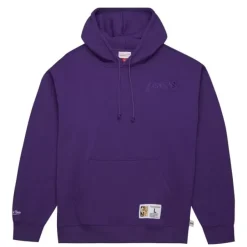 Mitchell & Ness Hoodies & Sweatshirts-Tonal Logo Heavyweight Fleece Los Angeles Lakers