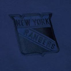 Mitchell & Ness Hoodies & Sweatshirts-Tonal Logo Heavyweight Fleece Current Logo New York Rangers