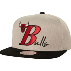 Mitchell & Ness Snapback-Top Letter Snapback Chicago Bulls