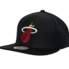 Mitchell & Ness Snapback-Top Spot Snapback Hwc Miami Heat