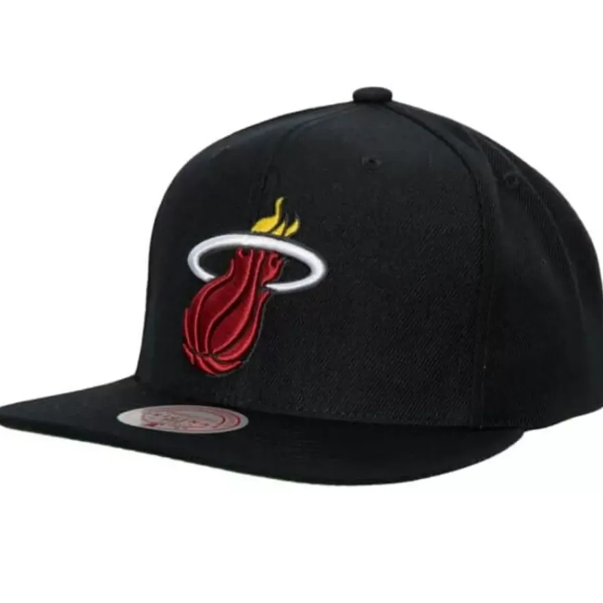 Mitchell & Ness Snapback-Top Spot Snapback Hwc Miami Heat