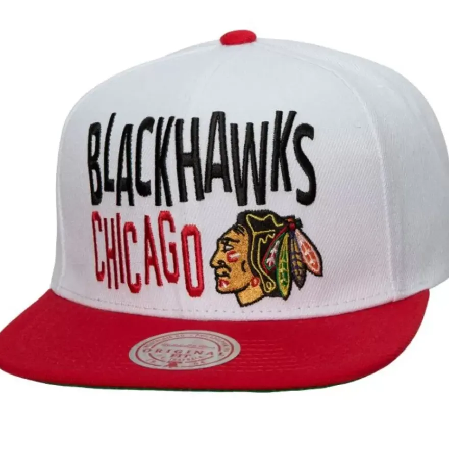 Mitchell & Ness Snapback-Toss Up Snapback Chicago Blackhawks