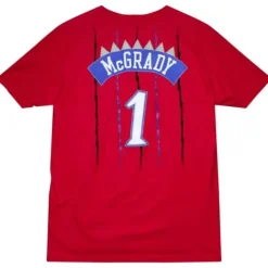 Mitchell & Ness T-Shirts & Tops-Traditional Name & Number Tee Toronto Raptors 1998-99 Tracy Mcgrady